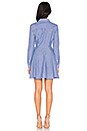 view 3 of 4 Shirt Dress in Blue Multi