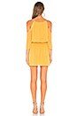 view 3 of 3 Cold Shoulder Dress in Mineral Yellow