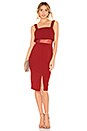 view 1 of 3 Overlay Midi Dress in Jester Red