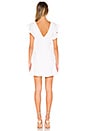 view 3 of 3 Ruffle Sleeve Mini Dress in Optic White