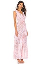 view 2 of 3 Ruffle Maxi Dress in Light Pink