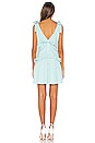 view 3 of 3 Tie Shoulder Mini Dress in Jade Green