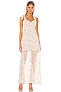 view 1 of 3 Tie Shoulder Maxi Dress in Tapioca