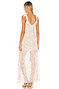 view 3 of 3 Tie Shoulder Maxi Dress in Tapioca