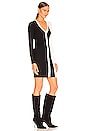 view 2 of 4 Colorblock Sweater Dress in Black & White