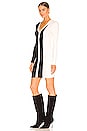 view 3 of 4 Colorblock Sweater Dress in Black & White