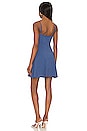 view 3 of 3 Cutout Mini Dress in Denim Blue