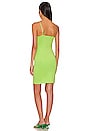 view 5 of 5 One Shoulder Cut Out Dress in Citron