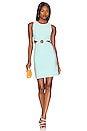 view 1 of 3 Cutout Dress in Aqua Sky