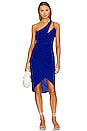 view 1 of 3 High Low Bodycon Dress in Lapis