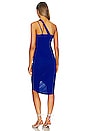 view 3 of 3 High Low Bodycon Dress in Lapis