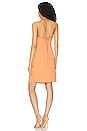 view 3 of 3 Ruched Mini Dress in Cantaloupe