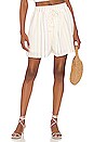 view 1 of 4 Drawstring Short in Ivory & Multi