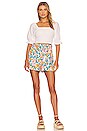 view 4 of 4 Shorts com amarração na cintura in Palm Floral