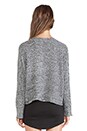 view 3 of 4 Link Stitch Sweater in Marled Charcoal