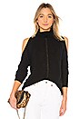 view 1 of 4 Cold Shoulder Sweater in Black