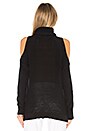 view 3 of 4 Cold Shoulder Sweater in Black