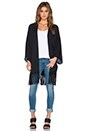 view 1 of 3 Fringe Kimono in Black