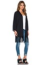 view 2 of 3 Fringe Kimono in Black