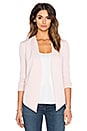 view 1 of 3 Drape Front Jacket in Rose Smoke