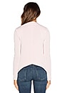 view 3 of 3 Drape Front Jacket in Rose Smoke