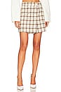 view 1 of 4 Button Mini Skirt in Plaid