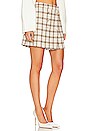view 2 of 4 Button Mini Skirt in Plaid