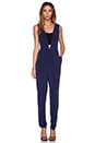 view 1 of 3 Bandeau Open Back Jumpsuit in Eclipse Blue Combo