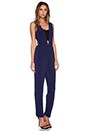 view 2 of 3 Bandeau Open Back Jumpsuit in Eclipse Blue Combo