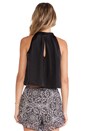view 3 of 4 Trapeze Top in Black