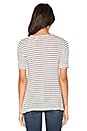 view 3 of 3 Stripe Tee in Whisper White Combo