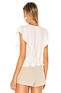 view 3 of 5 BLUSA SURPLICE in Optic White