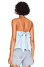 view 3 of 4 Babydoll Cami in Sky Blue