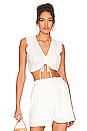 view 1 of 4 Eyelet Top in White