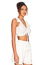 view 2 of 4 Eyelet Top in White