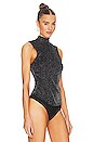view 3 of 6 Sleeveless Turtleneck Top in Black