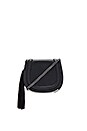 view 1 of 5 Tassel Saddle Bag in Black