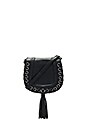 view 1 of 5 Grommet Saddle Bag in Black