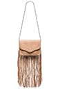 view 5 of 5 The Lana Suede Shoulder Bag in Blush