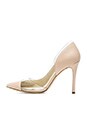 view 5 of 5 Tricky Heel in Nude Blush & Clear