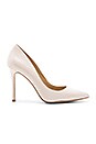 view 1 of 5 Treasure Heel in White Smooth Snake