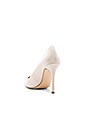 view 3 of 5 Treasure Heel in White Smooth Snake