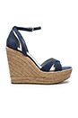 view 1 of 5 Holly Wedge in Medium Blue