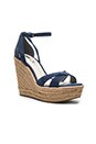 view 2 of 5 Holly Wedge in Medium Blue