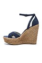 view 5 of 5 Holly Wedge in Medium Blue