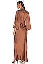 view 3 of 4 Shila Long Dress in Copper
