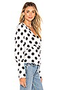 view 2 of 4 Mie Blouse in White Dots