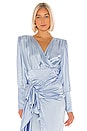 view 1 of 4 Mie Blouse in Powder Blue