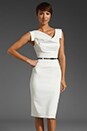 view 1 of 5 Classic Jackie O Dress in White