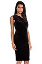 view 2 of 5 Jackie O Dress in Black Velvet